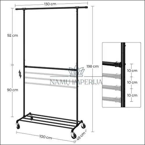 Drabužių kabykla SM603 - €102 Save 30% 100-200, __label:Pristatymas 5-14 d.d., drabuziu-kabykla, NEW-SONGMICS,