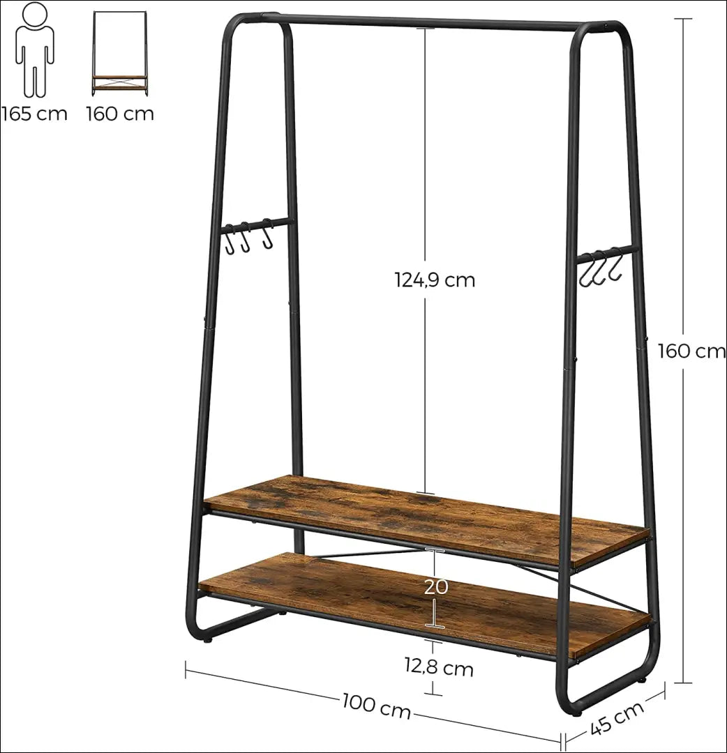 Drabužių kabykla SM612 - €111 Save 40% 100-200, __label:Pristatymas 5-14 d.d., drabuziu-kabykla, miegamojo, notouch30