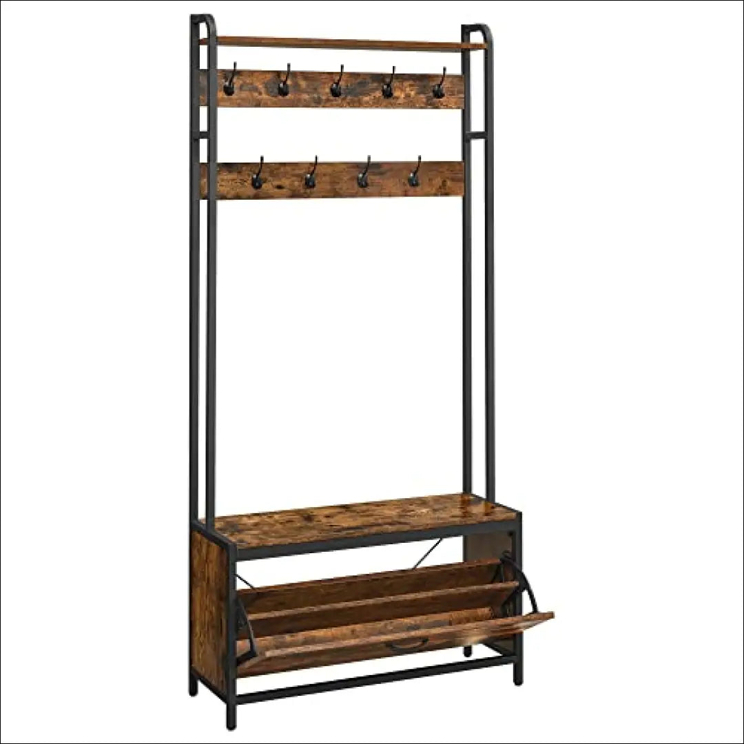 Drabužių kabykla su batų lentynomis SM225 - €147 Save 40% 100-200, __label:Pristatymas 5-14 d.d., batu-suoliukas,