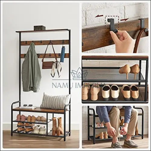 Drabužių kabykla su batų lentynomis SM237 - €113 Save 40% 100-200, __label:Pristatymas 5-14 d.d., notouch30, song,