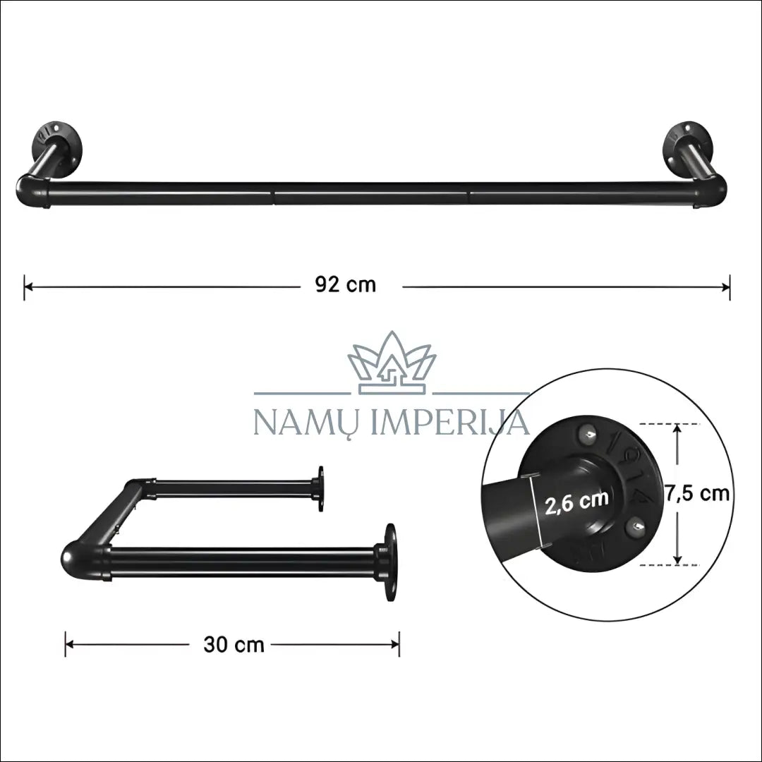 Drabužių kabyklų komplektas 2vnt SM261 - €76 Save 30% 50-100, __label:Pristatymas 5-14 d.d., notouch30,