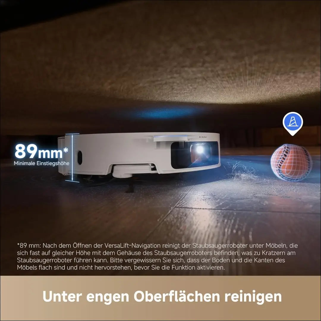 “Dreame X50 Ultra Complete” robotinis dulkių siurblys su šluostymo funkcija SP262 - €580 Save 50% __label:Pristatymas