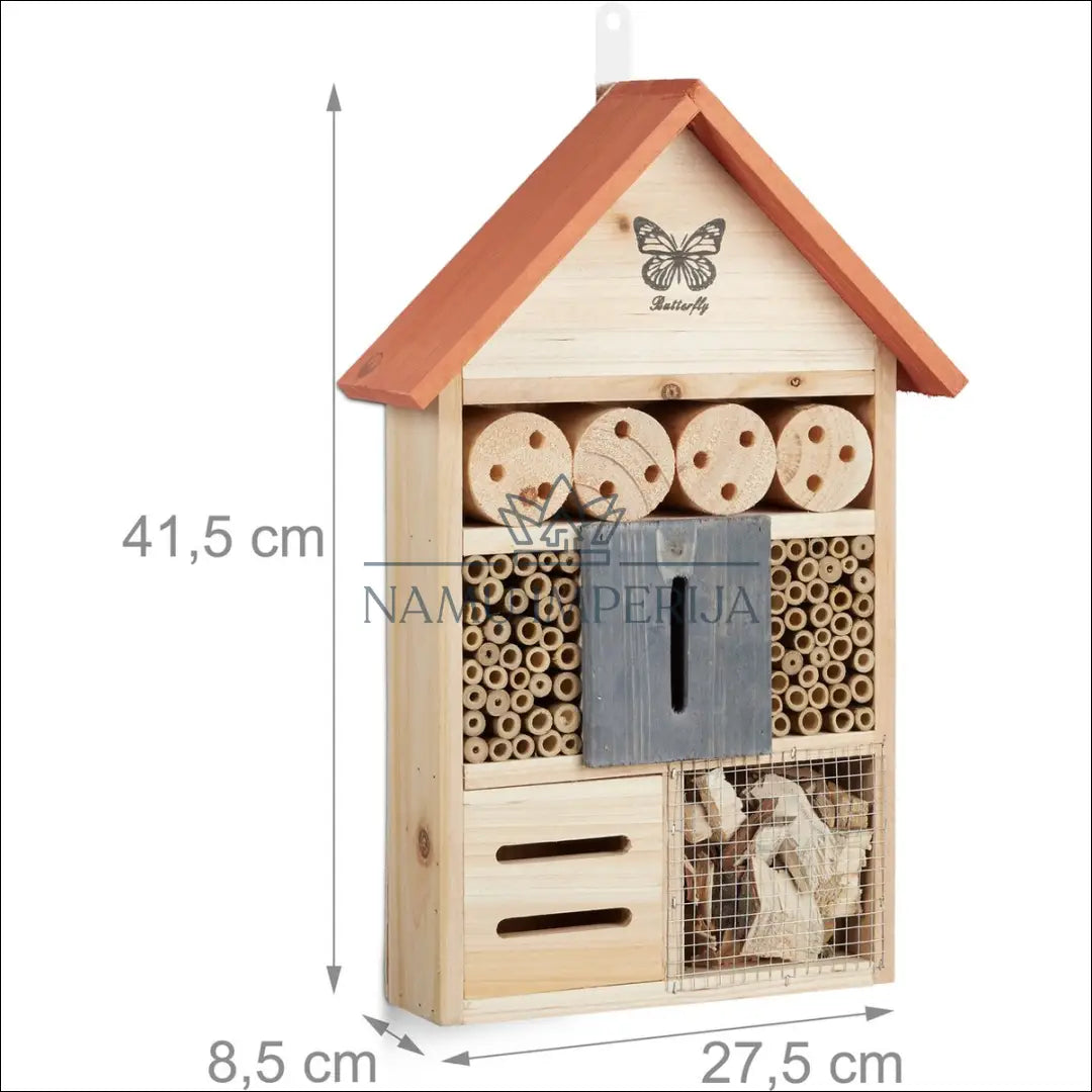 Drugelių/Bičių namelis DA0154 - €14 Save 50% __label:Pristatymas 1-2 d.d., lauko-kita, under-25 Iki €25 | Namų imperija
