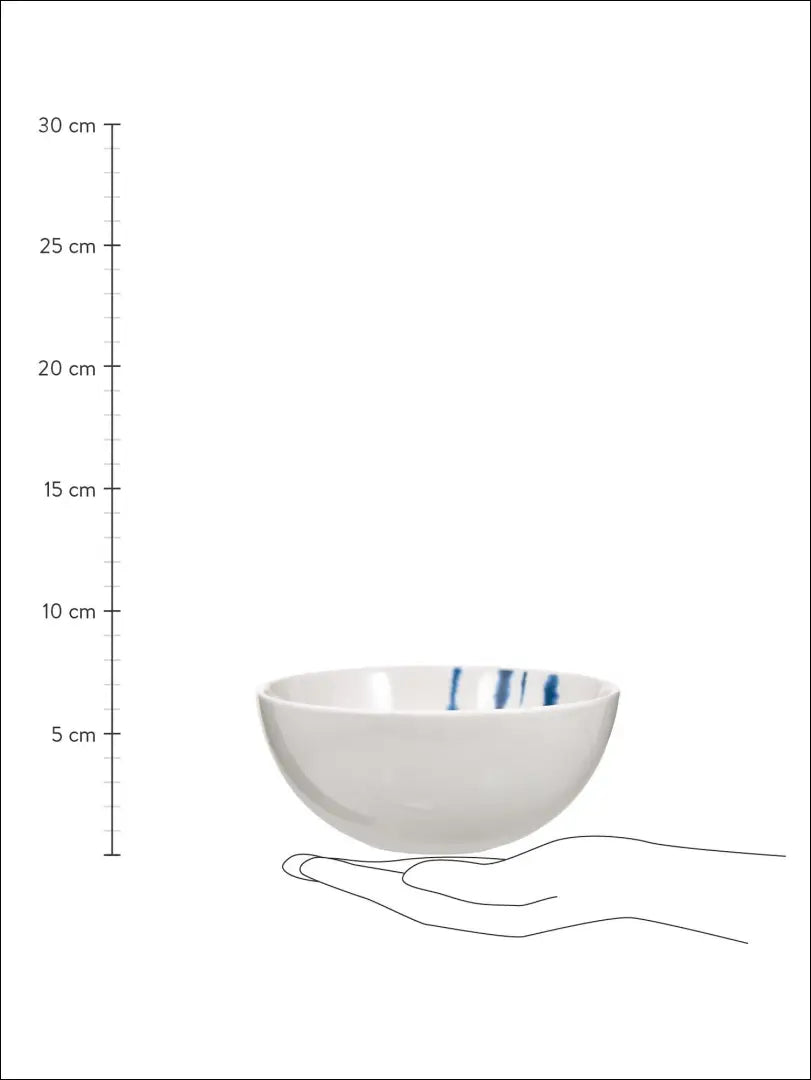 Dubenėlių komplektas (2vnt) DI6091 - €6 Save 70% __label:Pristatymas 1-2 d.d., color-balta, color-melyna, dubeneliai,