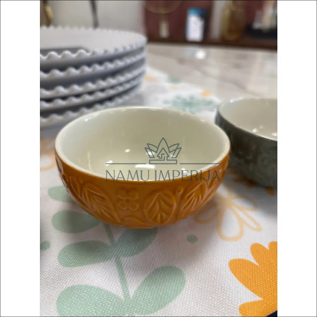 Dubenėlių komplektas (3vnt) DI8976 - €6 Save 50% __label:Pristatymas 1-2 d.d., color-geltona, color-zalia, dubeneliai,
