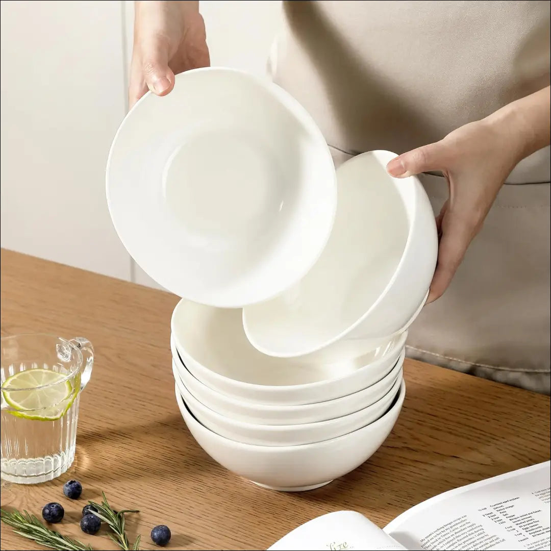 Dubenėlių komplektas (6vnt) DI10844 - €14 Save 50% __label:Pristatymas 1-2 d.d., color-balta, dubeneliai, indai,