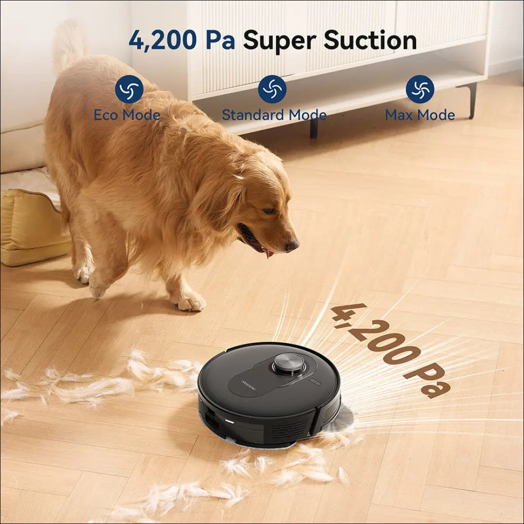 Dulkių siurblys-robotas Proscenic Q8 Max SP244 - €170 Save 50% 100-200, __label:Pristatymas 1-2 d.d., color-juoda,