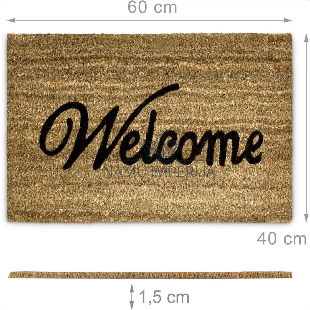 Durų kilimėlis DI9314 - €13 Save 50% __label:Pristatymas 1-2 d.d., color-juoda, color-ruda, kilimai, kita Kilimai Door