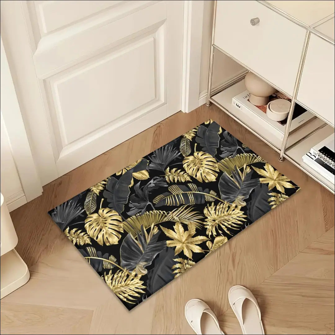 Durų kilimėlis RU1589 - €29 Save 50% 25-50, __label:Pristatymas 1-2 d.d., color-geltona, color-juoda, kilimai Kilimai