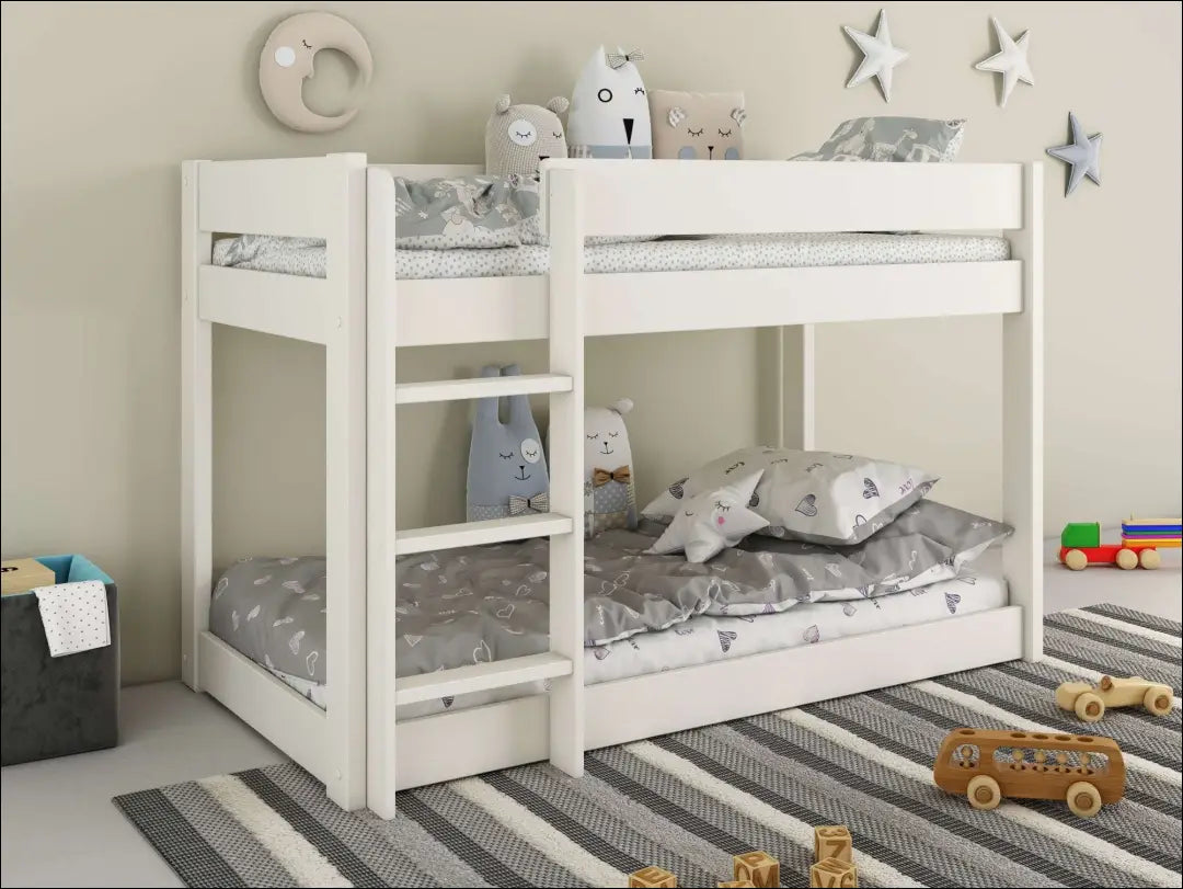 Dviaukštė lovytė GI690 - €165 Save 50% 100-200, __label:Pristatymas 1-2 d.d., color-balta, lovos-miegamojo,