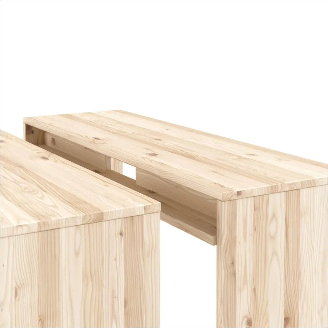 Dviejų dalių valgomojo stalas VI1478 - €260 Save 50% __label:Pristatymas 1-2 d.d., color-ruda, material-medzio-masyvas,