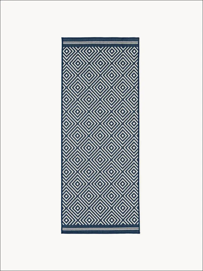 Dvipusis kilimas RU854 - 25-50, __label:Pristatymas 1-2 d.d., color-melyna, Dydis-80-x-150-cm, Dydis-80-x-250-cm