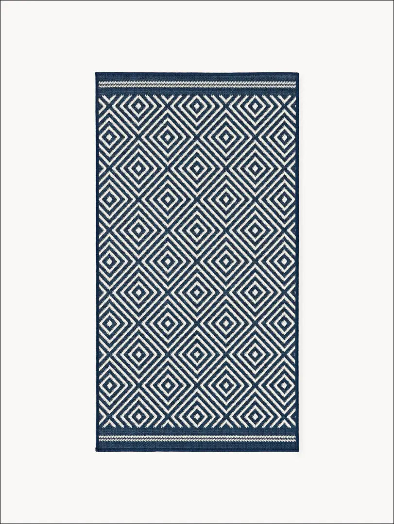 Dvipusis kilimas RU854 - 25-50, __label:Pristatymas 1-2 d.d., color-melyna, Dydis-80-x-150-cm, Dydis-80-x-250-cm