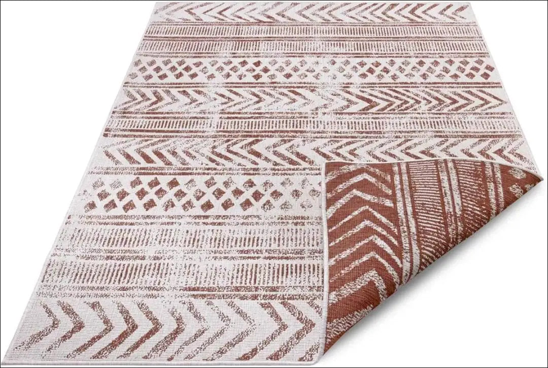 Dvipusis kilimas RU989 - €64 Save 50% 50-100, __label:Pristatymas 1-2 d.d., color-kremas, color-ruda, kilimai Kilimai