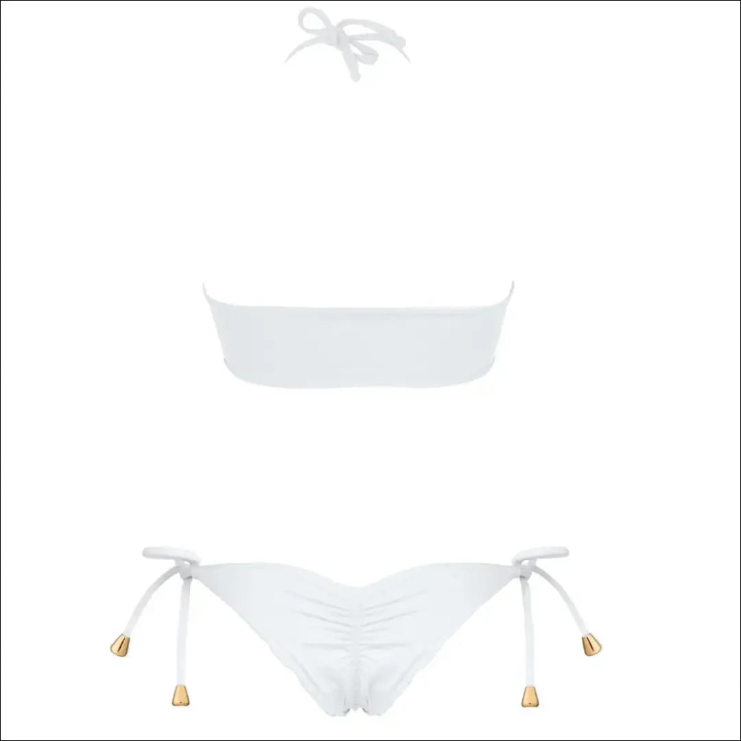 Dvipusis maudymosi kostiumėlis DR056 - 50-100, __label:Pristatymas 1-2 d.d., color-balta, color-rozine, drabuziai €50