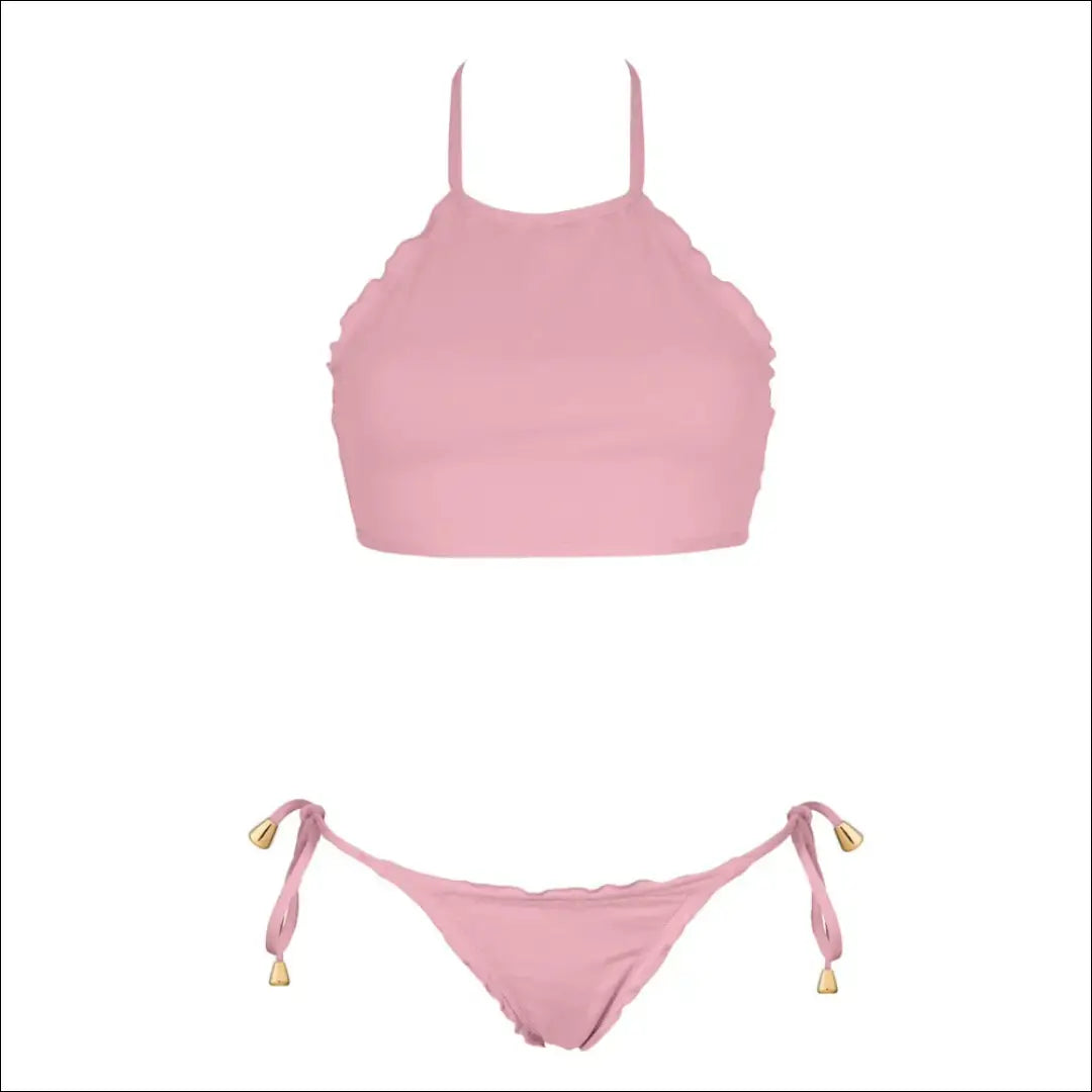 Dvipusis maudymosi kostiumėlis DR056 - 50-100, __label:Pristatymas 1-2 d.d., color-balta, color-rozine, drabuziai €50