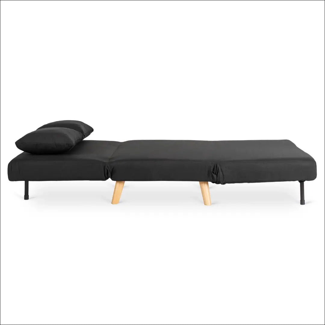 Dvivietis išskleidžiamas fotelis su audiniu juodos spalvos TE397 - €289 Save 15% __label:Pristatymas 5-14 d.d., elite,