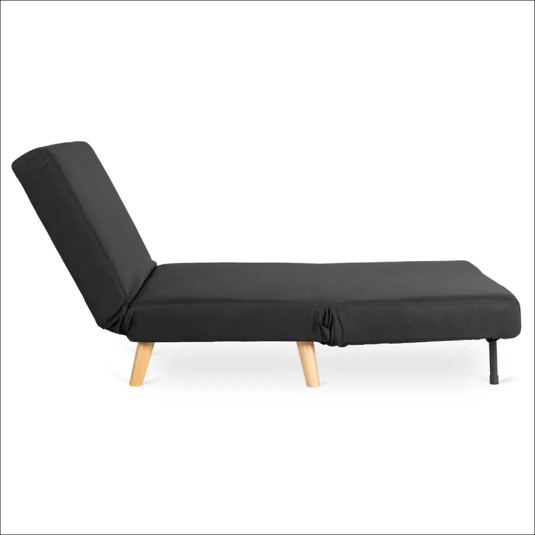 Dvivietis išskleidžiamas fotelis su audiniu juodos spalvos TE397 - €289 Save 15% __label:Pristatymas 5-14 d.d., elite,