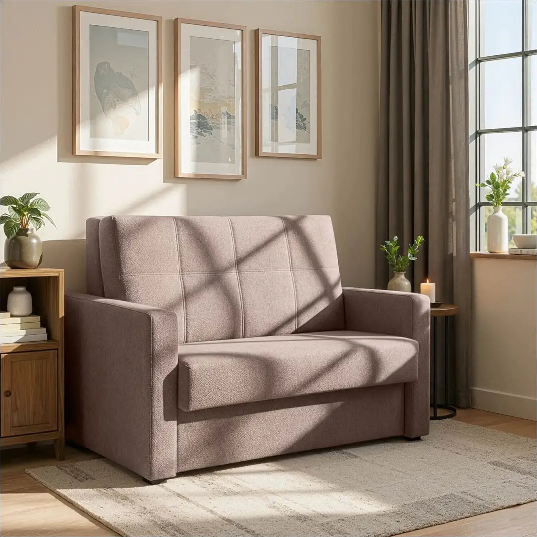 Dvivietis miegamas fotelis su audiniu smėlio spalvos TE664 - €1,489 Save 15% __label:Pristatymas 5-14 d.d., elite,