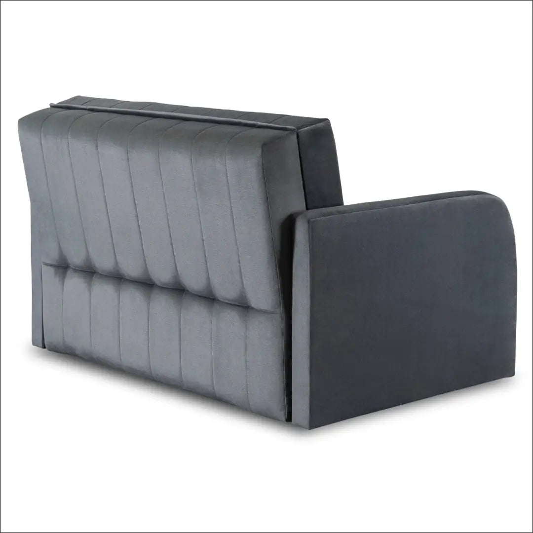 Dvivietis miegamas fotelis su veliūro audiniu pilkos spalvos TE659 - €1,443 Save 15% __label:Pristatymas 5-14 d.d.,