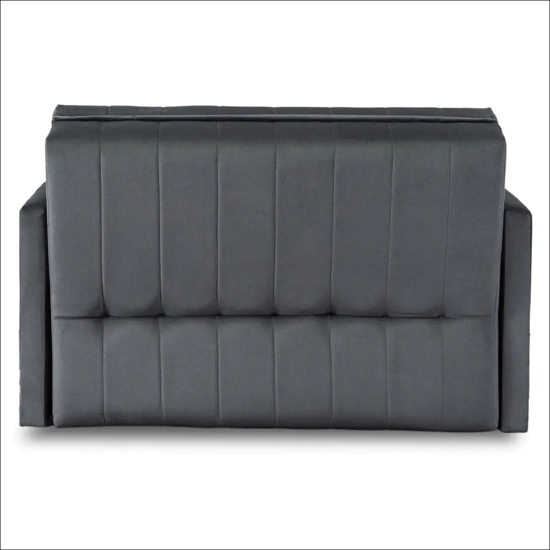 Dvivietis miegamas fotelis su veliūro audiniu pilkos spalvos TE659 - €1,443 Save 15% __label:Pristatymas 5-14 d.d.,