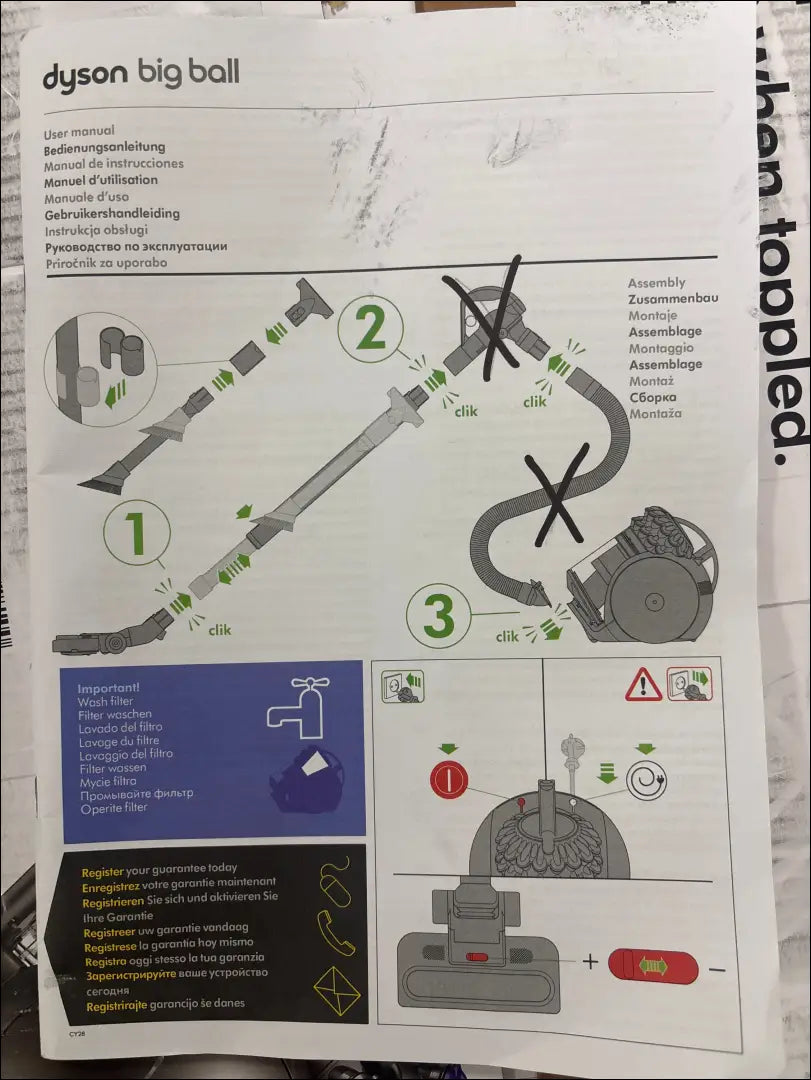 „Dyson Big Ball™ Parquet 2“ vertikalus dulkių siurblys SP355 - €100 Save 80% 100-200, 50-100, __label:Pristatymas 1-2