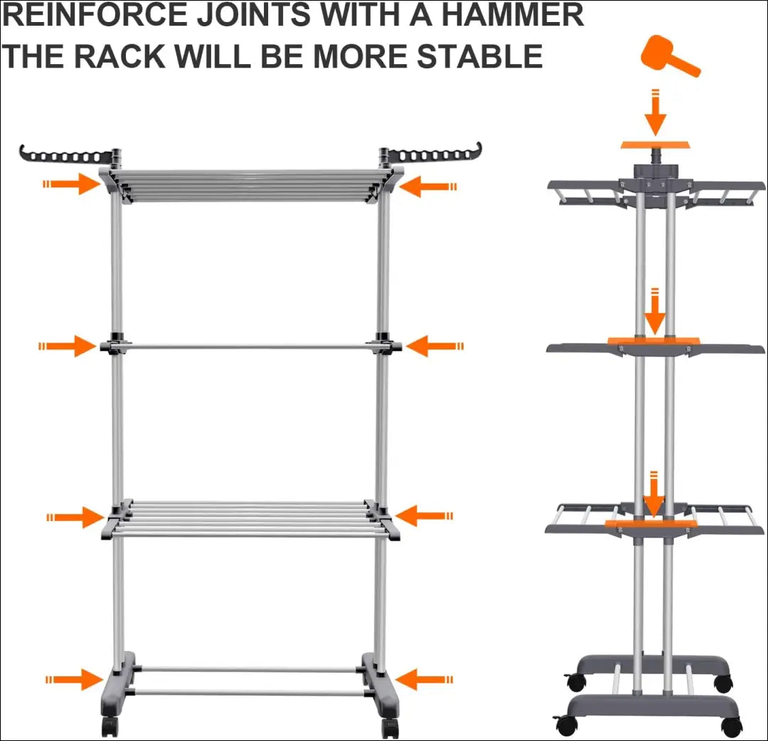 Džiovyklė DI10290 - €57 Save 50% 50-100, __label:Pristatymas 1-2 d.d., color-pilka, kita, material-metalas €50 to €100