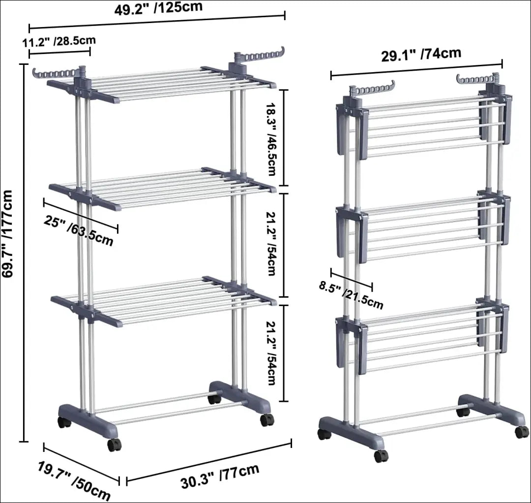 Džiovyklė DI10290 - €57 Save 50% 50-100, __label:Pristatymas 1-2 d.d., color-pilka, kita, material-metalas €50 to €100