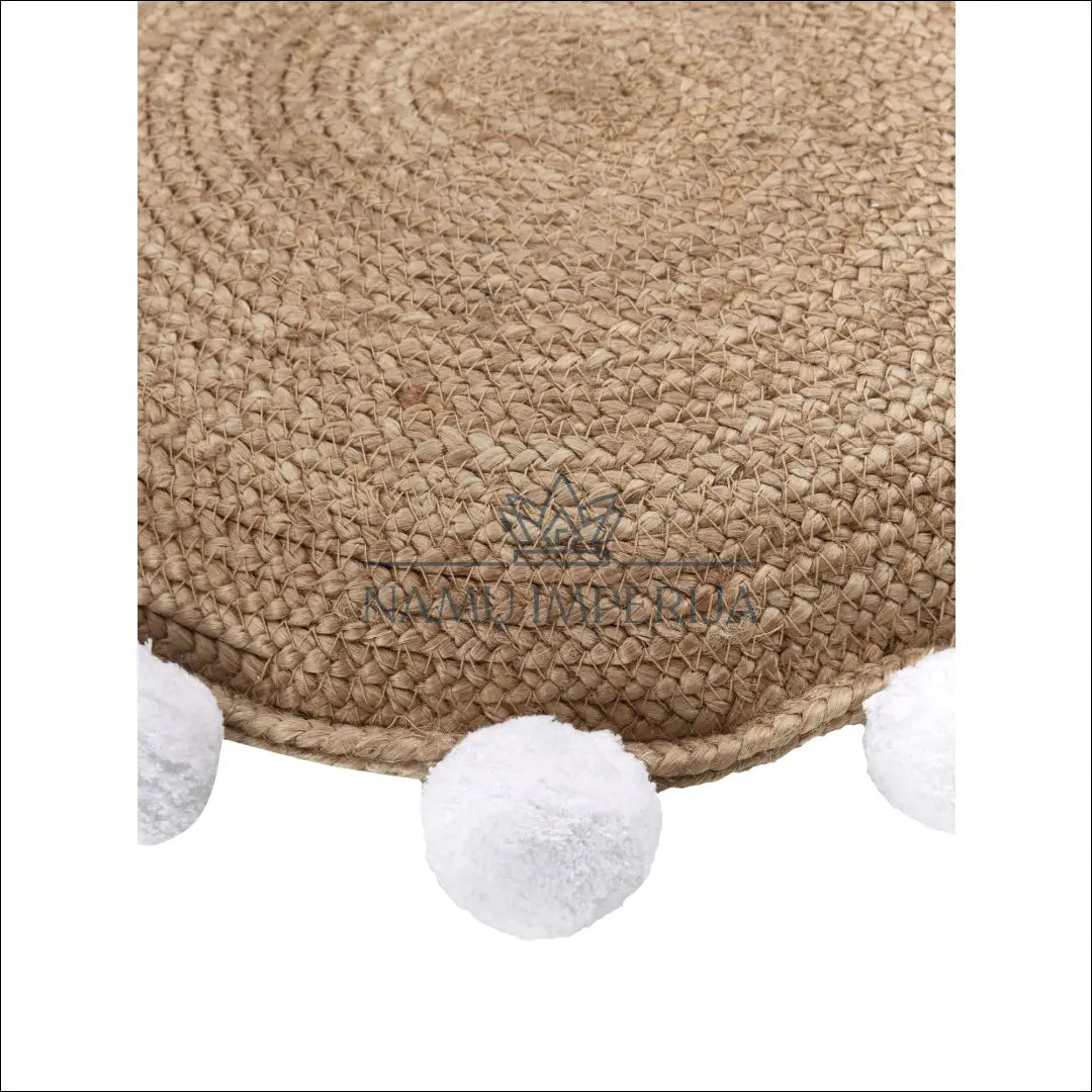 Džiuto pagalvėlė DI4250 - €16 Save 60% color-balta, color-smelio, interjeras, material-dziutas, material-medvilne