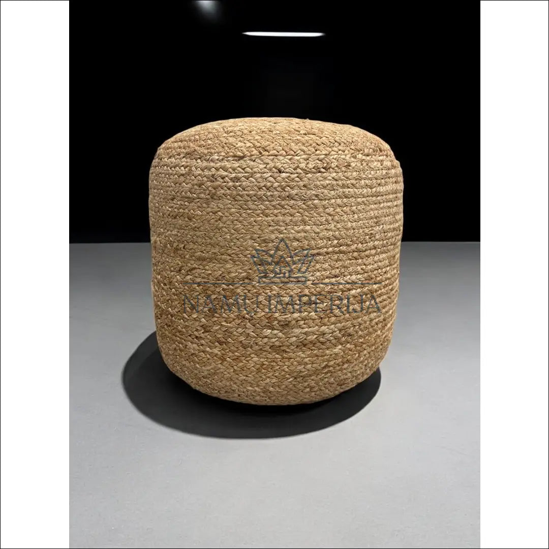 Džiuto pufas MI719 - €31 Save 50% 25-50, __label:Pristatymas 1-2 d.d., color-smelio, material-dziutas, minksti €25