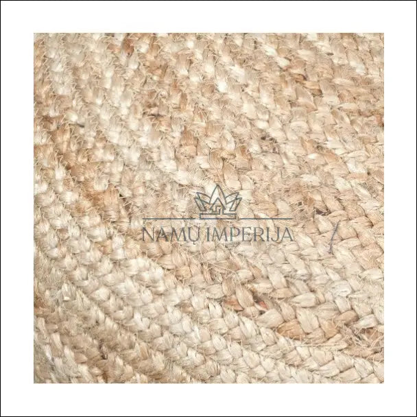 Džiuto pufas MI808 - €57 Save 50% 50-100, __label:Pristatymas 1-2 d.d., color-ruda, color-smelio, material-dziutas €50