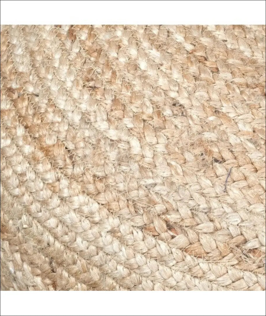 Džiuto pufas MI808 - €57 Save 50% 50-100, __label:Pristatymas 1-2 d.d., color-ruda, color-smelio, material-dziutas €50