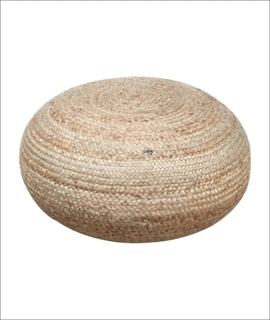 Džiuto pufas MI808 - €57 Save 50% 50-100, __label:Pristatymas 1-2 d.d., color-ruda, color-smelio, material-dziutas €50