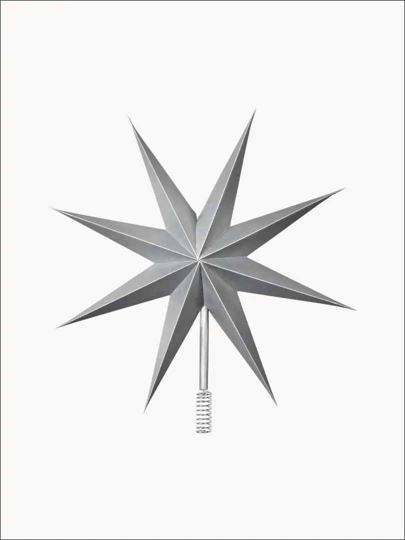 Eglutės viršūnė DI4924 - €10 Save 50% __label:Pristatymas 1-2 d.d., color-sidabrine, kaledos, under-25 Iki €25 | Namų