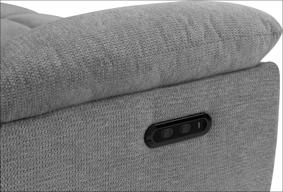 Elektra valdoma sofa MI886 - €440 Save 50% __label:Pristatymas 1-2 d.d., color-pilka, material-gobelenas, minksti,