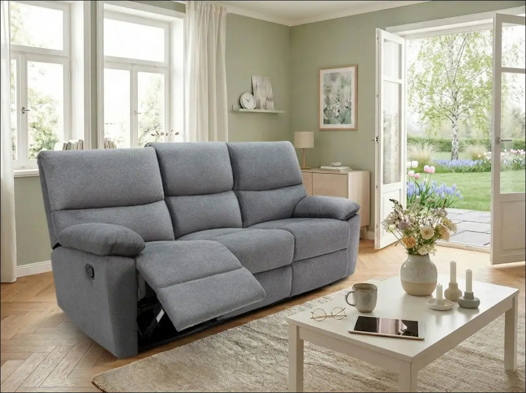 Atlošiama sofa MI934 - €360 Save 50% __label:Pristatymas 1-2 d.d., color-pilka, material-gobelenas,