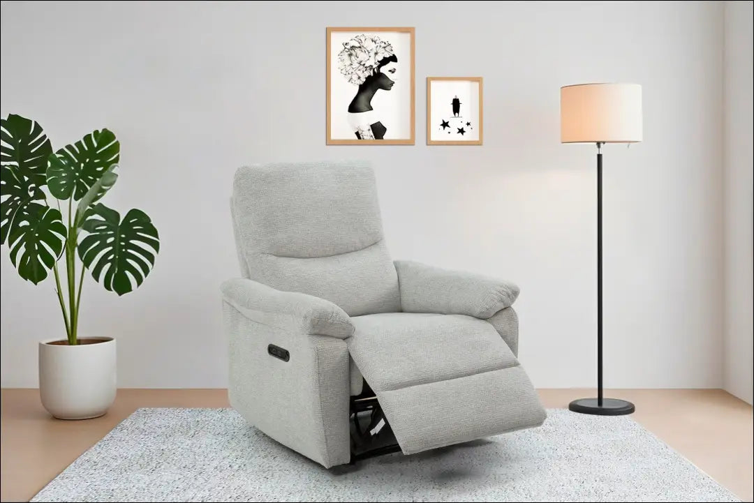 Elektra valdomas fotelis MI875 - €252 Save 30% __label:Pristatymas 1-2 d.d., color-pilka, foteliai, material-gobelenas,