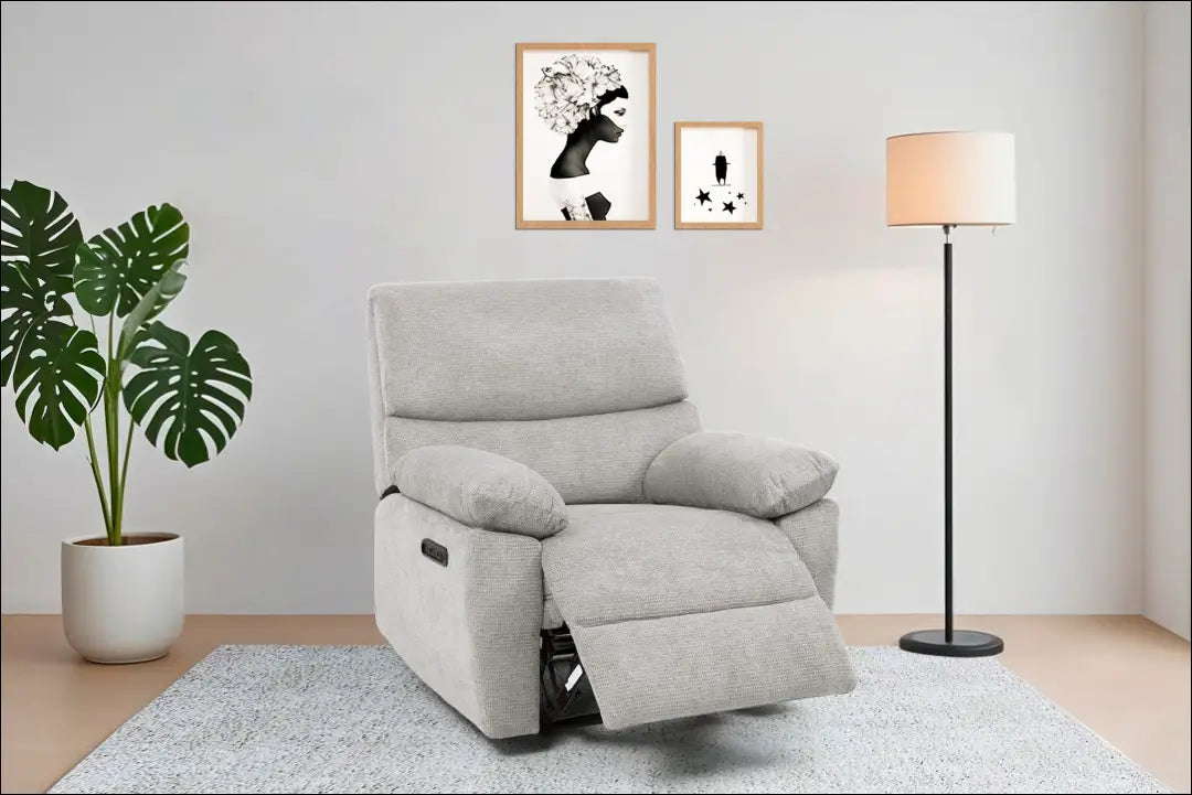 Elektra valdomas fotelis MI915 - €220 Save 50% __label:Pristatymas 1-2 d.d., color-pilka, foteliai,