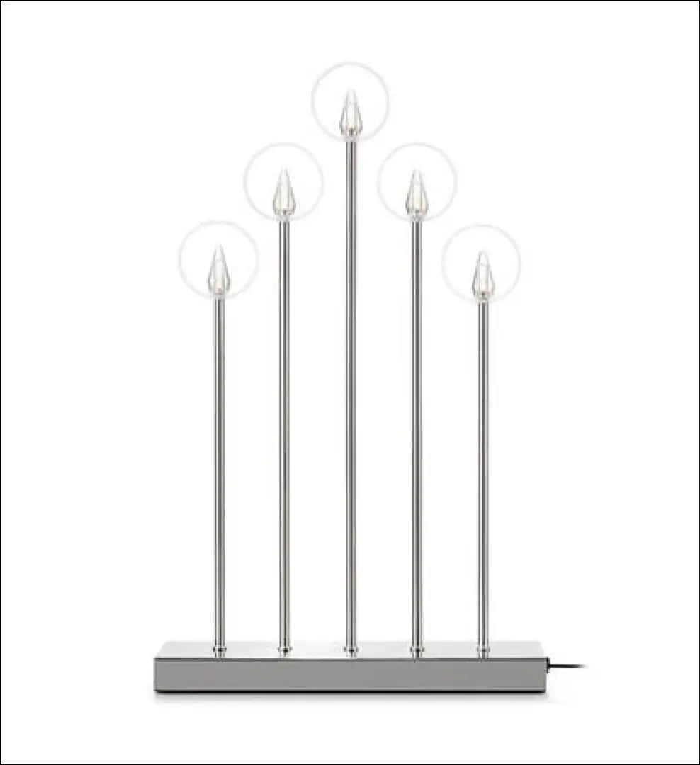 Elektrinė žvakidė DI9352 - €33 Save 50% 25-50, __label:Pristatymas 1-2 d.d., color-sidabrine, interjeras, kaledos €25