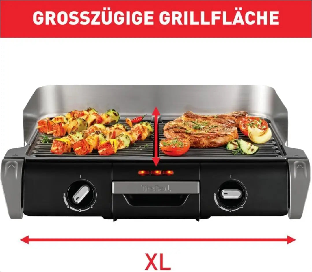 Elektrinis grilis ’Tefal’ KI939 - €200 Save 55% __label:Pristatymas 1-2 d.d., color-juoda, color-sidabrine,