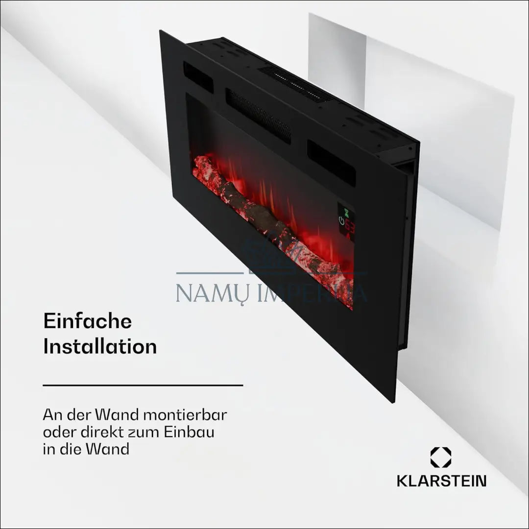 Elektrinis židinys ’Klarstein’ KI1160 - €193 Save 50% 100-200, __label:Pristatymas 1-2 d.d., color-juoda, elektronika,