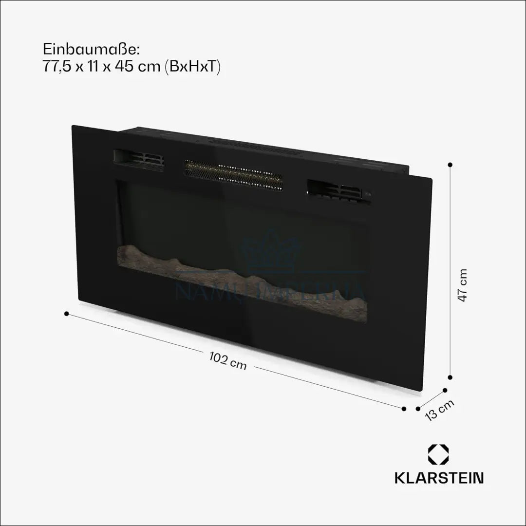 Elektrinis židinys ’Klarstein’ KI1160 - €193 Save 50% 100-200, __label:Pristatymas 1-2 d.d., color-juoda, elektronika,