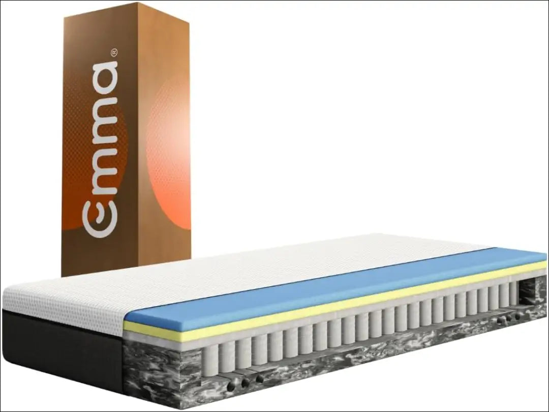 Emma Hybrid Premium čiužinys (150x200cm) CI150 - €436 Save 60% __label:Pristatymas 1-2 d.d., ciuziniai, color-balta,