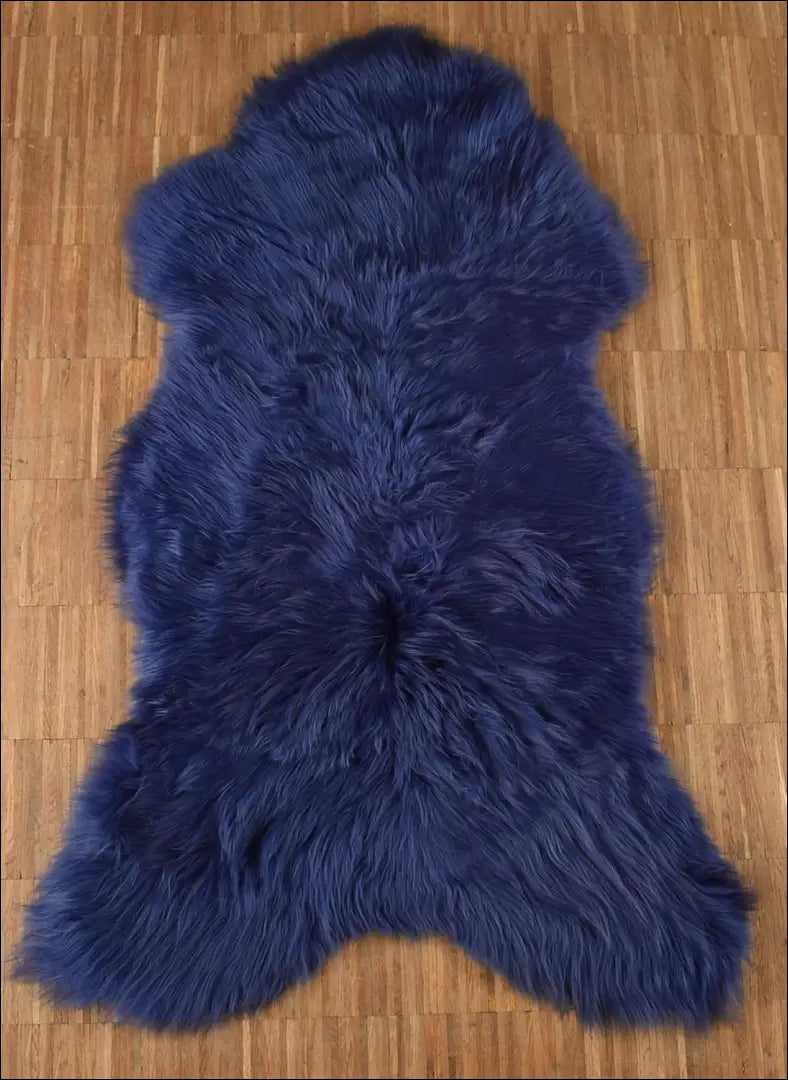 Ėriuko vilnos kilimėlis RU1029 - €44 Save 50% 25-50, __label:Pristatymas 1-2 d.d., color-melyna, kilimai,