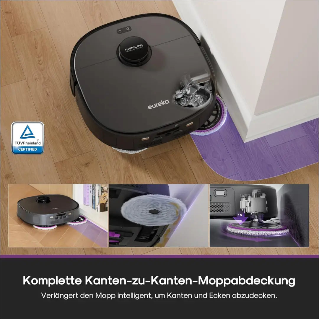 EUREKA J15 Evo Ultra robotinis dulkių siurblys su šluostės funkcija SP325 - €330 Save 50% __label:Pristatymas 1-2 d.d.,