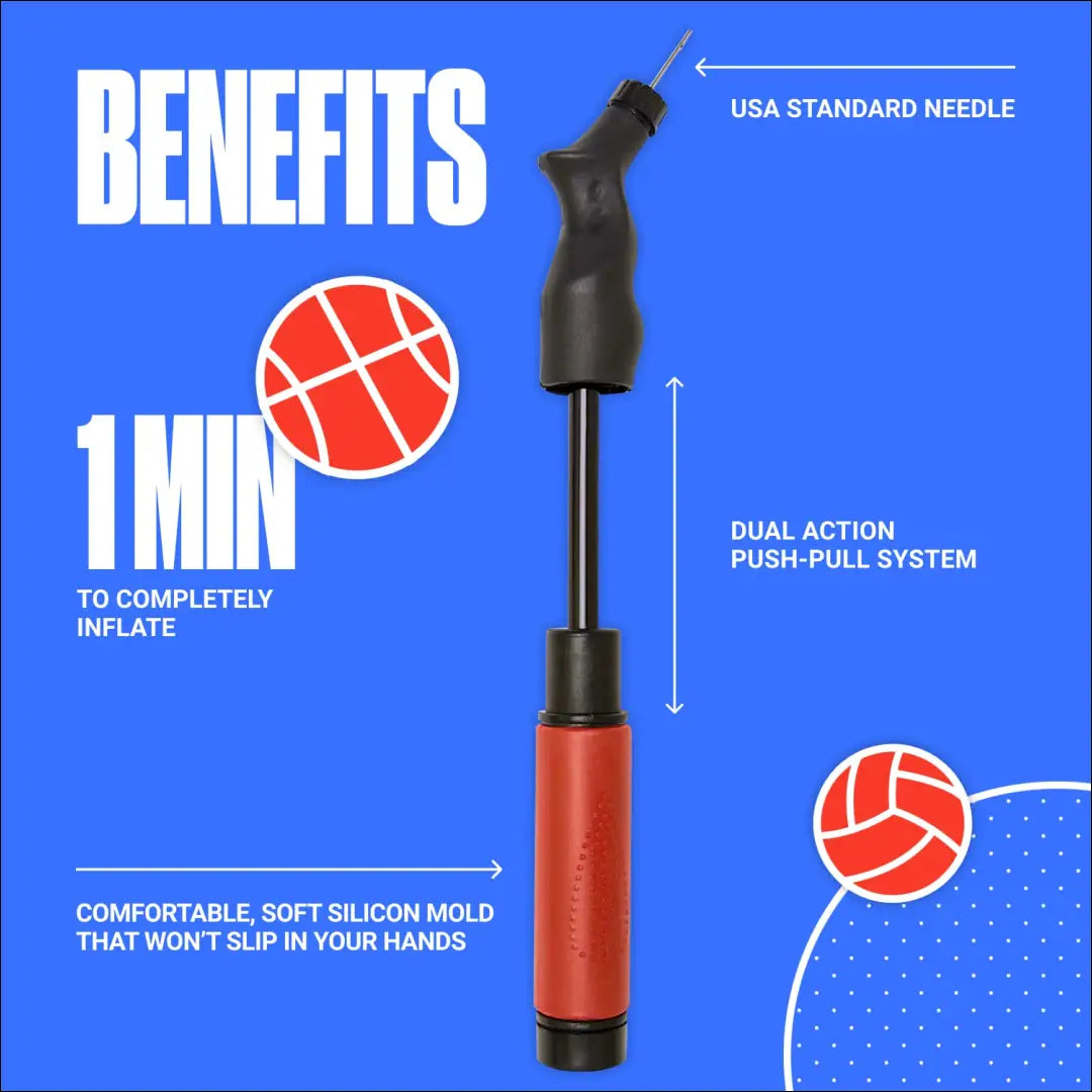 SPORTBIT kamuolių pompa SP236 - €3 Save 75% __label:Pristatymas 1-2 d.d., pazeistas, pazeisti, under-25 Iki €25 | Namų