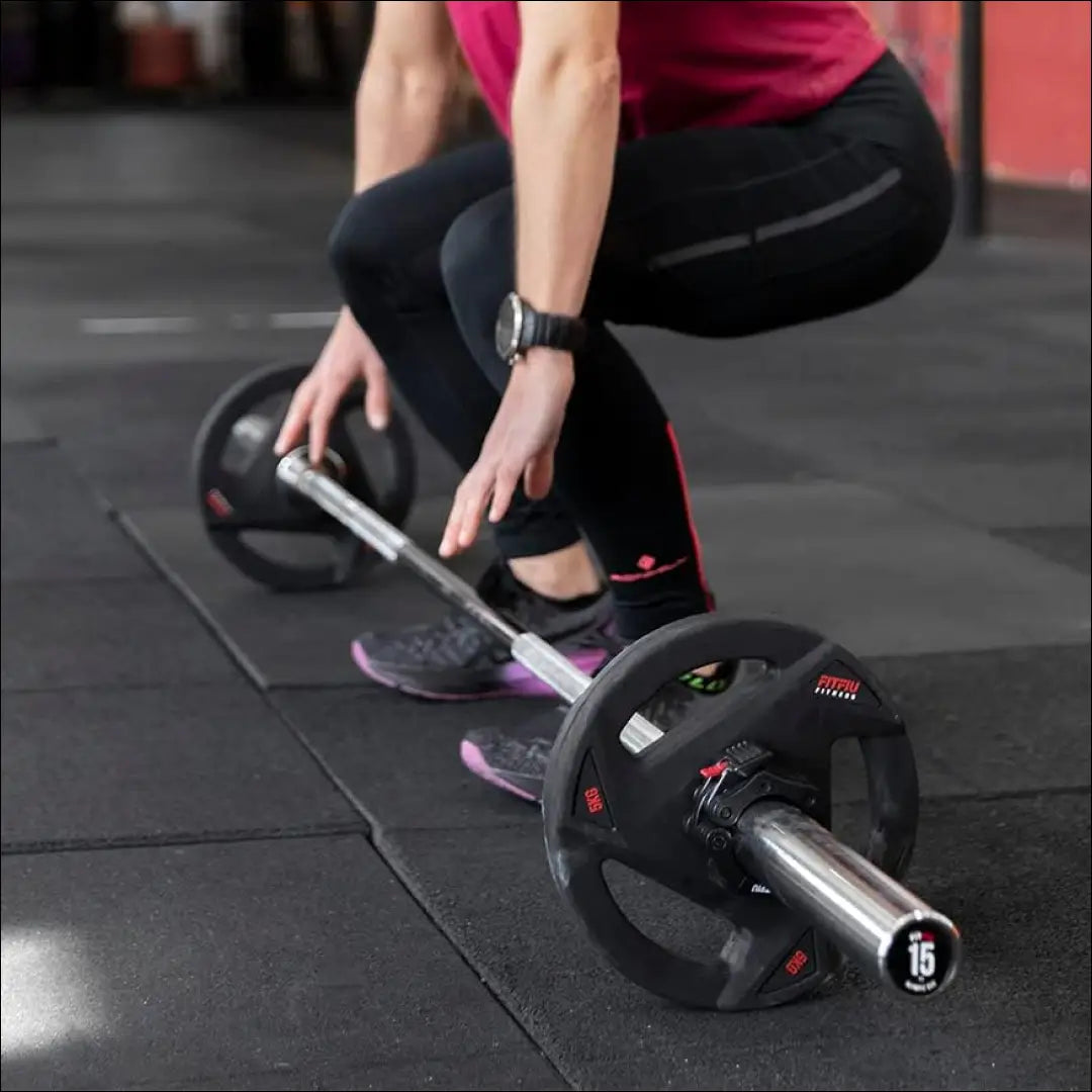 FITFIU Fitness KITBAR-150 olimpinė štanga KI811 - €70 Save 65% 50-100, __label:Pristatymas 1-2 d.d., color-juoda,