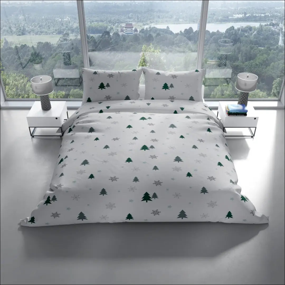 Fliso patalynės komplektas (2 dalys) DI10923 - €15 Save 50% color-balta, color-zalia, kaledos, material-poliesteris,