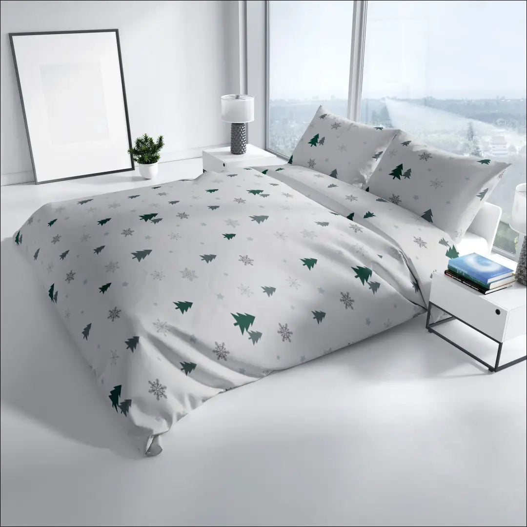 Fliso patalynės komplektas (2 dalys) DI10923 - €15 Save 50% color-balta, color-zalia, kaledos, material-poliesteris,