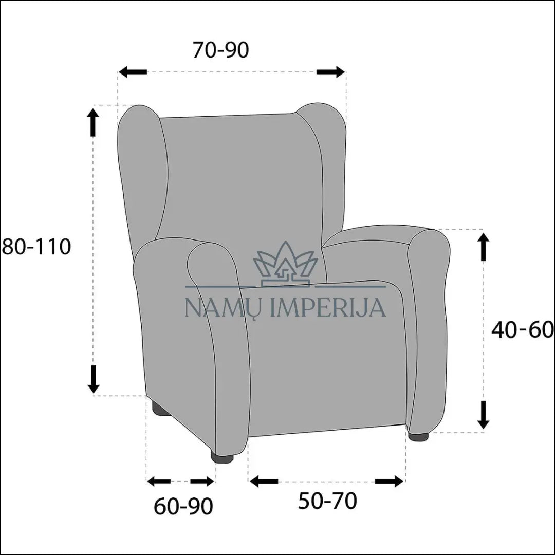 Fotelio užvalkalas DI9483 - €18 Save 70% __label:Pristatymas 1-2 d.d., color-raudona, kita, material-elastanas,